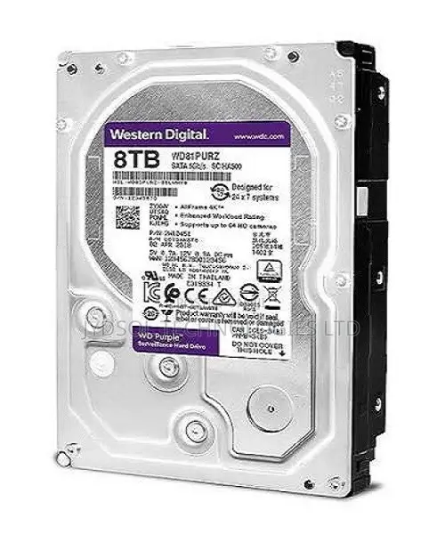 Western Digital 8TB Hard Drive for CCTV Surveillance