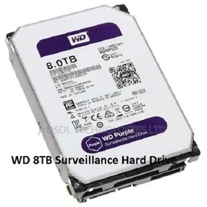 Western Digital 8TB Hard Drive for CCTV Surveillance