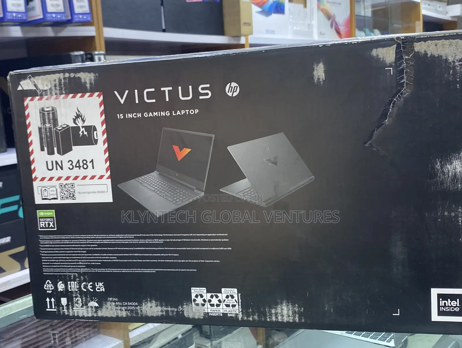 New Laptop HP Victus 15 16GB Intel Core i5 SSD 512GB