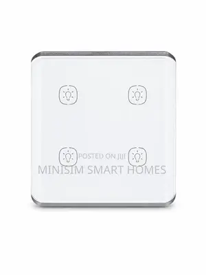 4 Gang Curved Light Switch