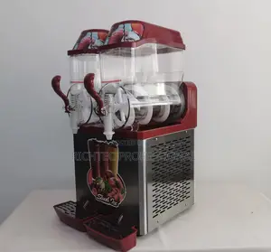 Double-Tank Commercial Slushie Machine – Dual-Bowl Beverage Dispenser