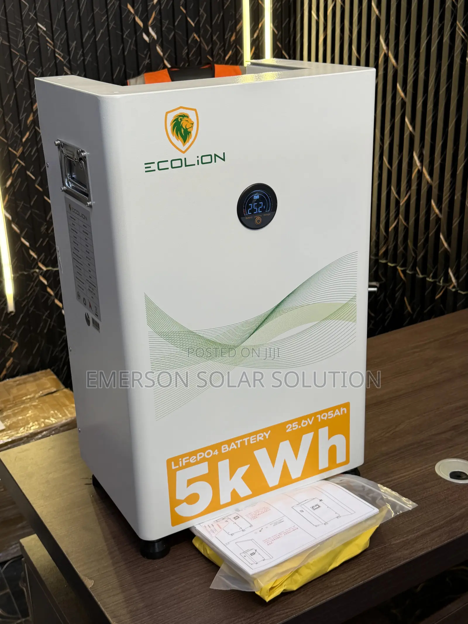 Ecolion 24V 5kWh Power Storage Battery