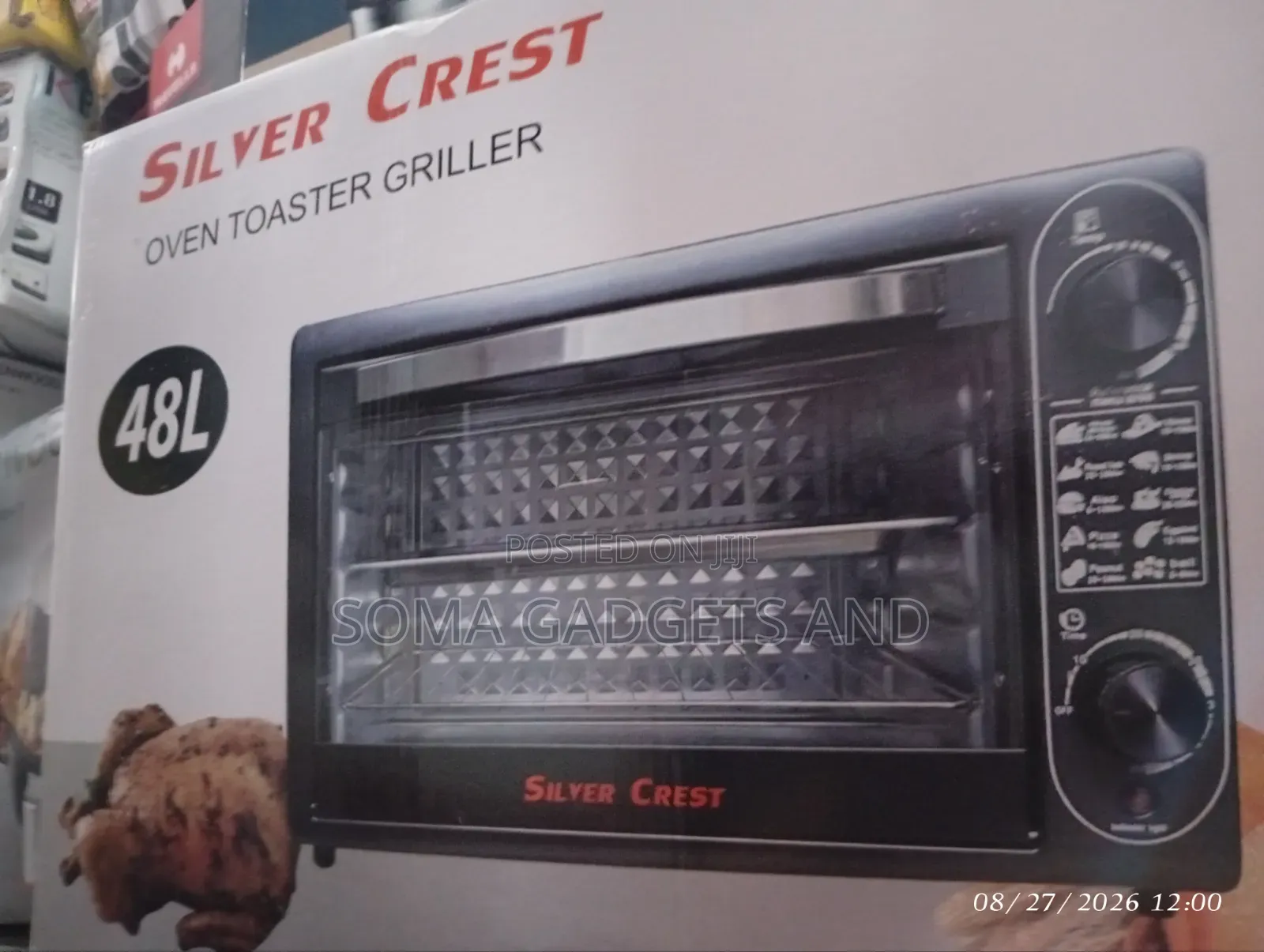 48 Litres Silver Crest Oven Toaster Griller