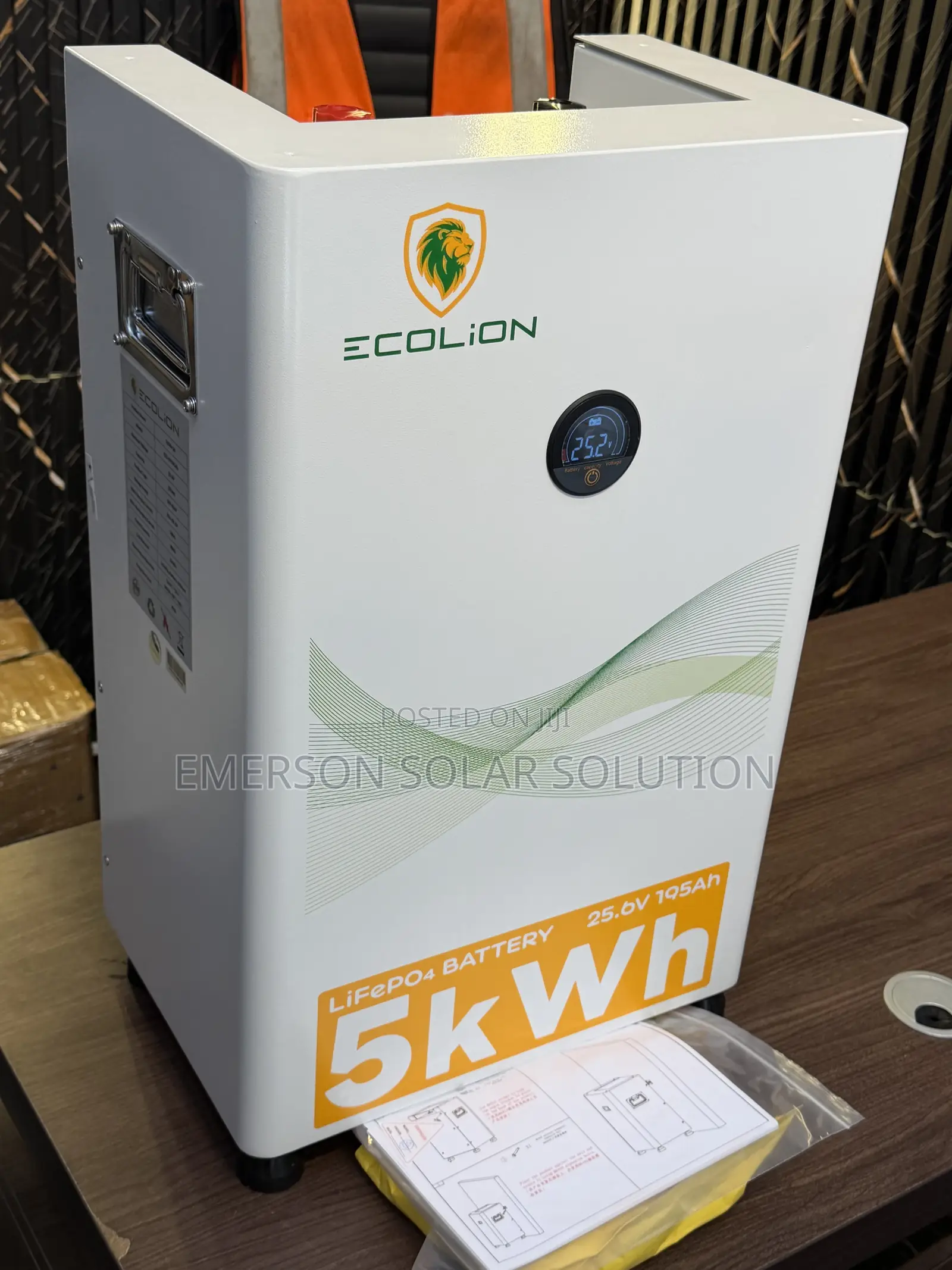 Ecolion 5kWh Deep Cycle Lithium Battery