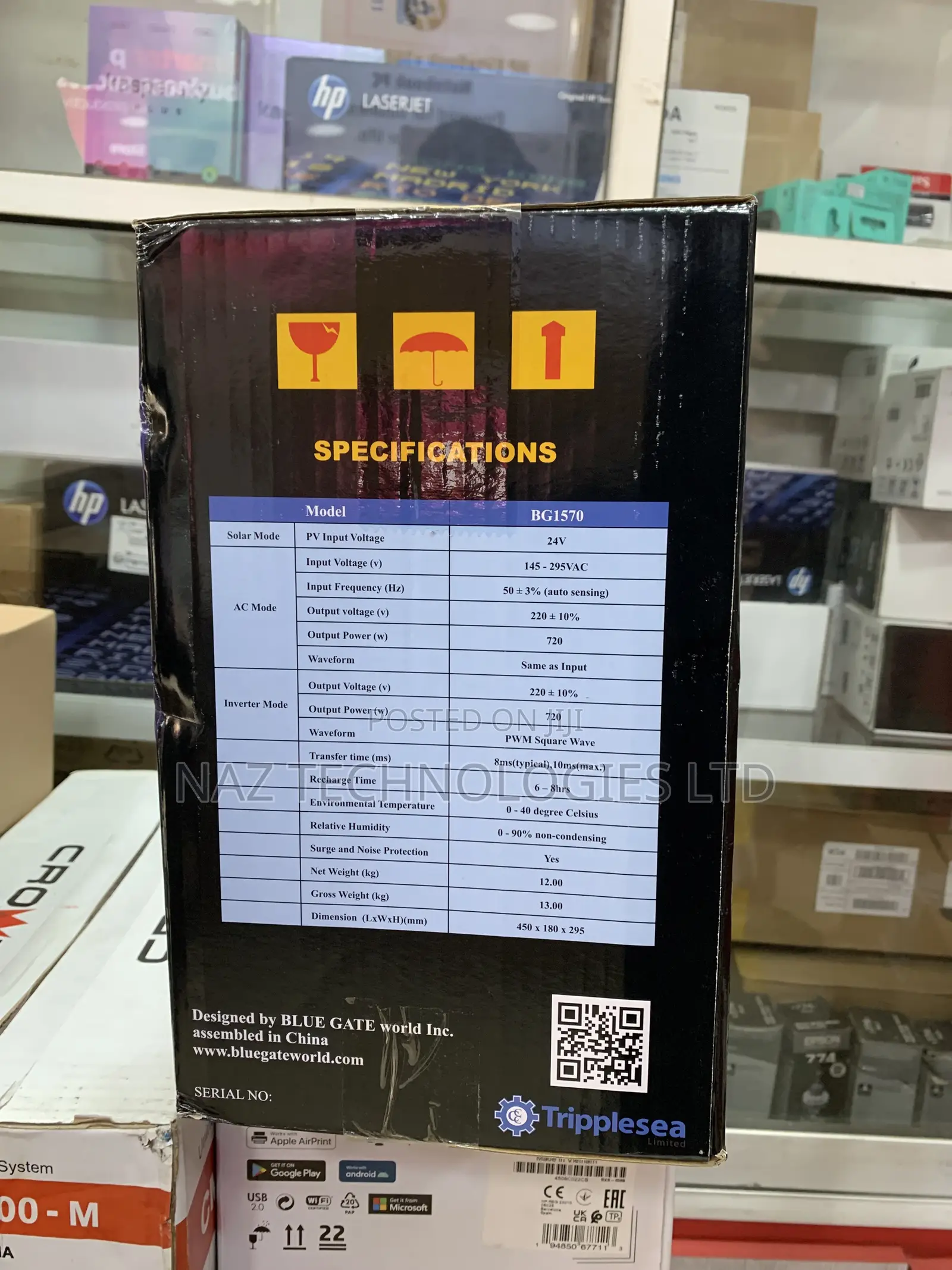 Bluegate Ups 1570