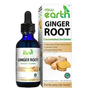 Ginger Root- 60ml Concentrated Live Extract Digestion Support-
