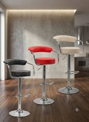 Bar Stool Curved Back  Armed Chair