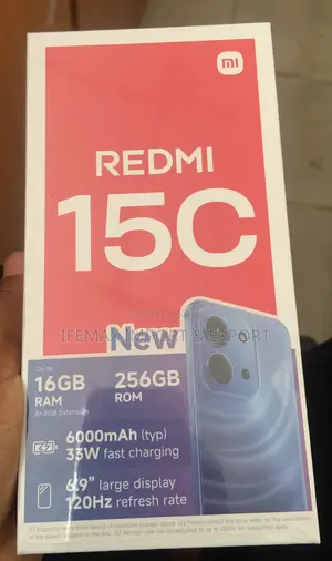 New Xiaomi Redmi 15C 256 GB Black