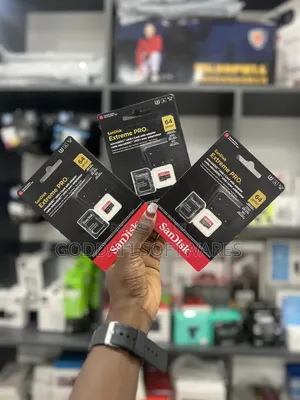 SanDisk 64GB Extreme Pro Micro SD Card V30 With Adapter|Goddafi Stores