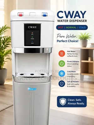 Double Door Water Dispenser Hot and Cold + Fridge Freezer