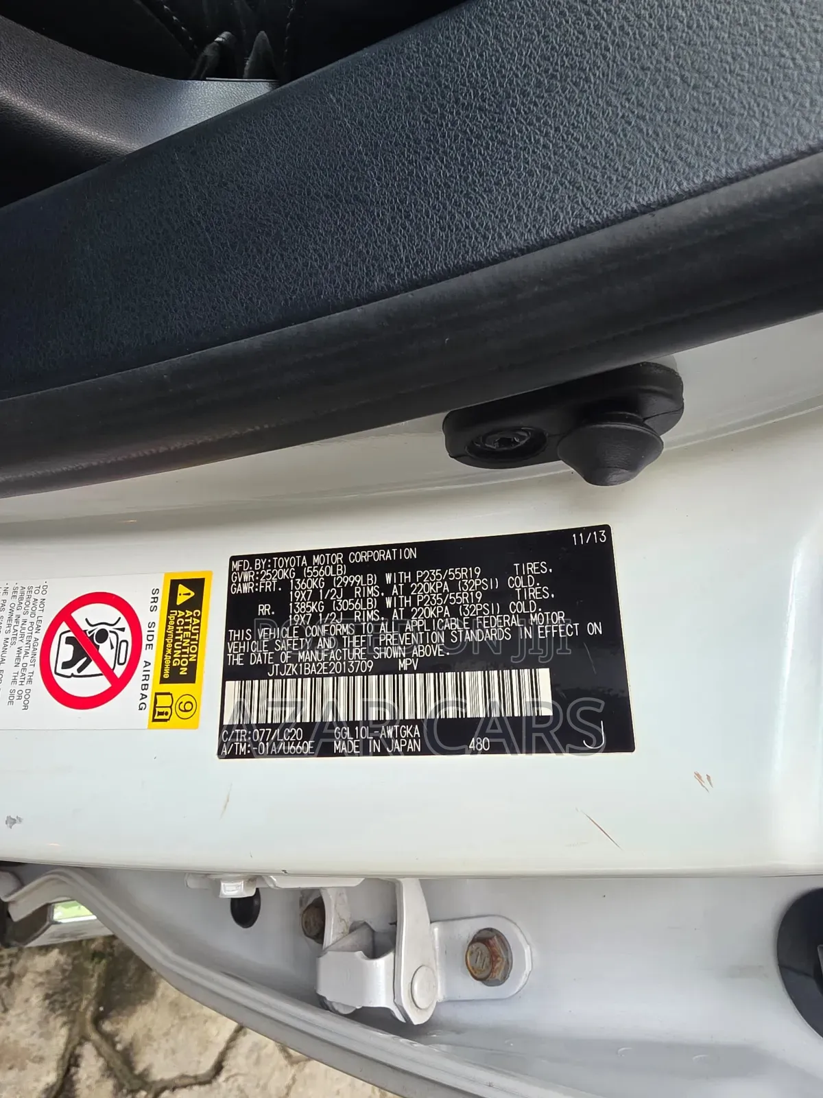 Lexus RX 350 AWD 2014 White