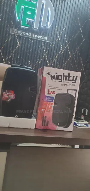 Mighty 8-Inch Portable Trolley Party Speaker (MPA0804) – 2500W RMS