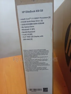 New Laptop HP EliteBook 830 G8 32GB Intel Core i7 SSD 512GB