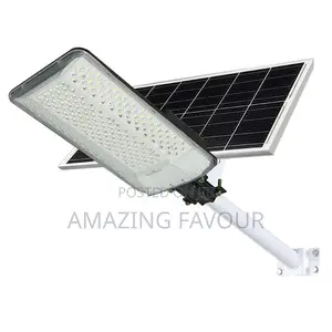 Solar Powered Lamp/Light & Remote for Streets, Compound, Field
