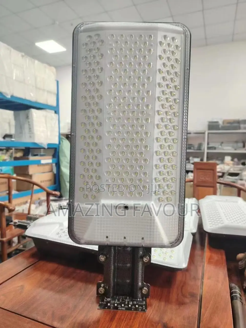 Solar Powered Lamp/Light & Remote for Streets, Compound, Field