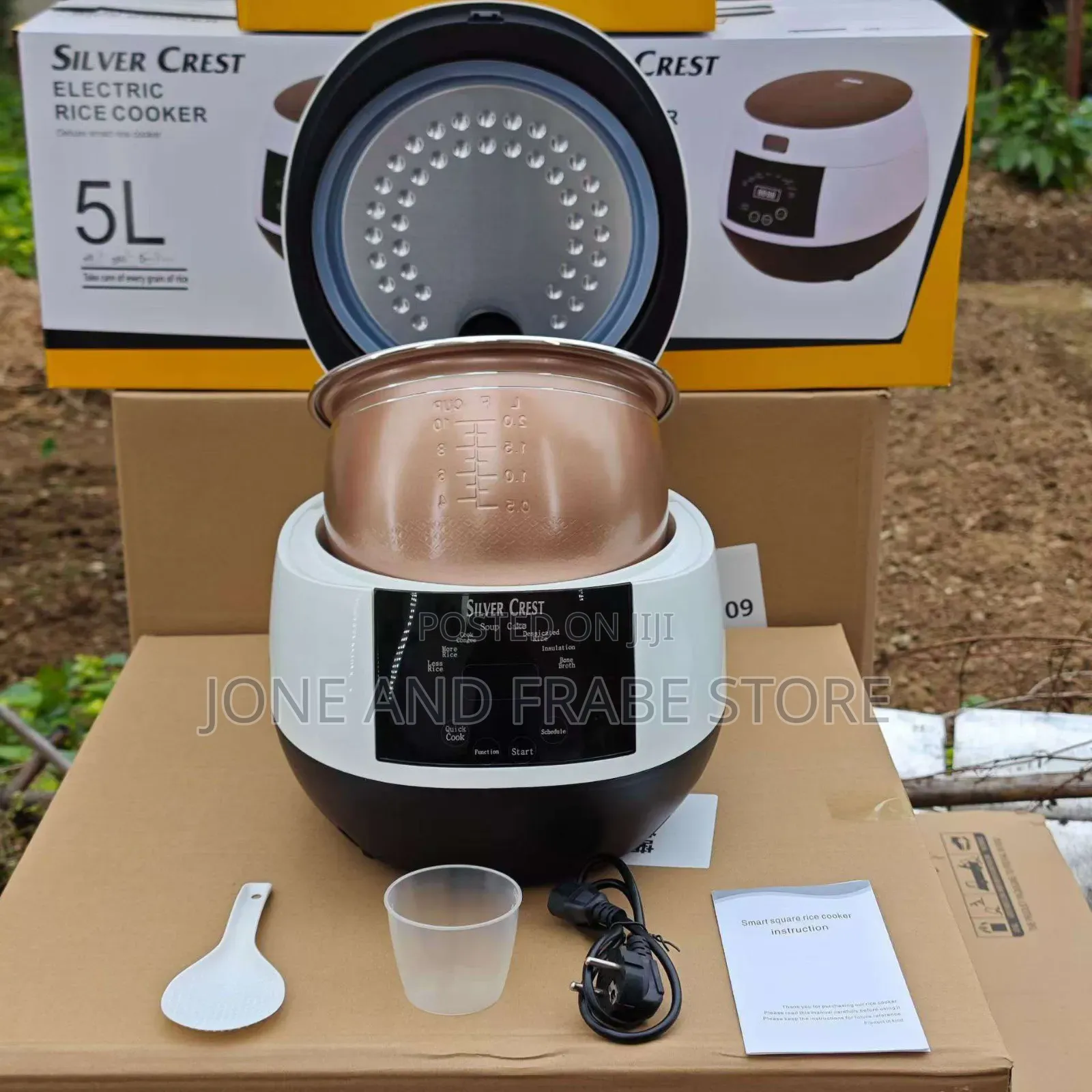 6L Silver Crest Electric Rice Cooker