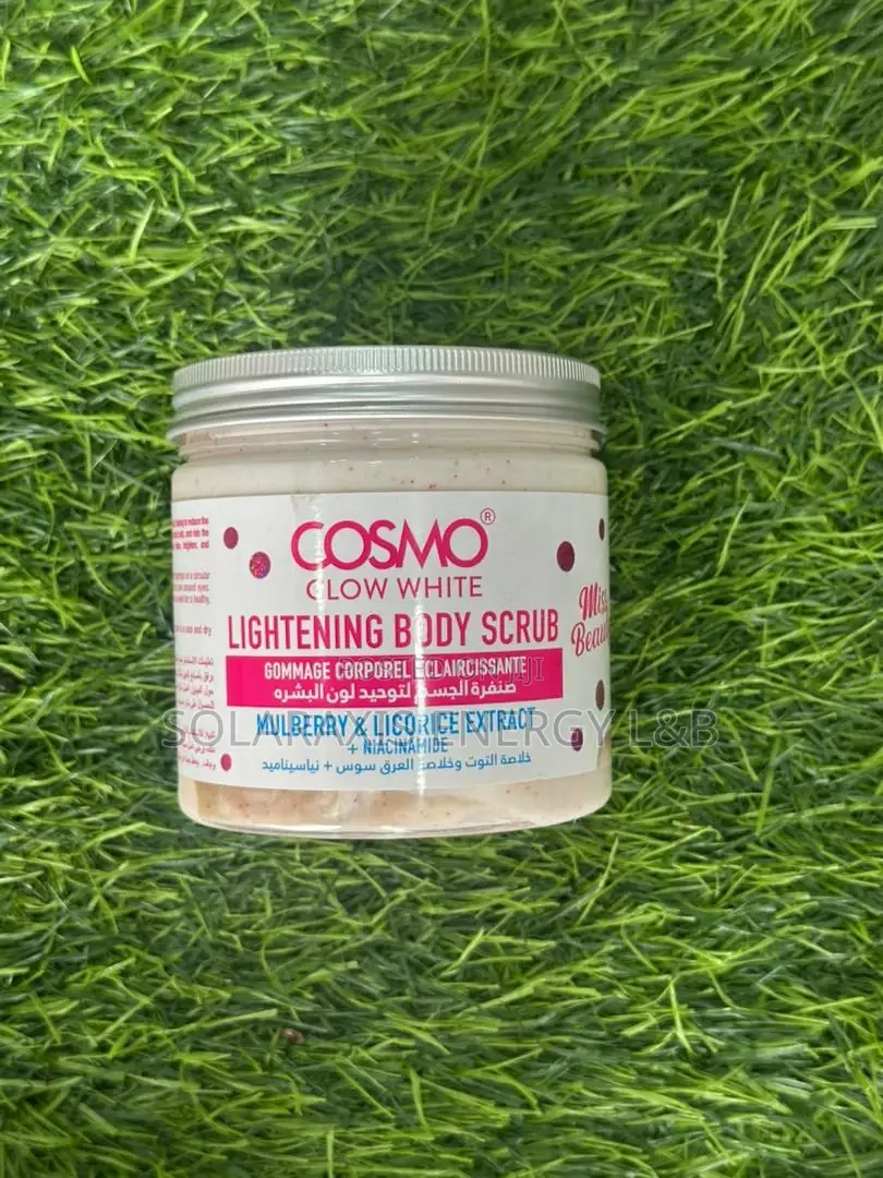 Cosmo Glow White Lightening Body Scrub (475ml)