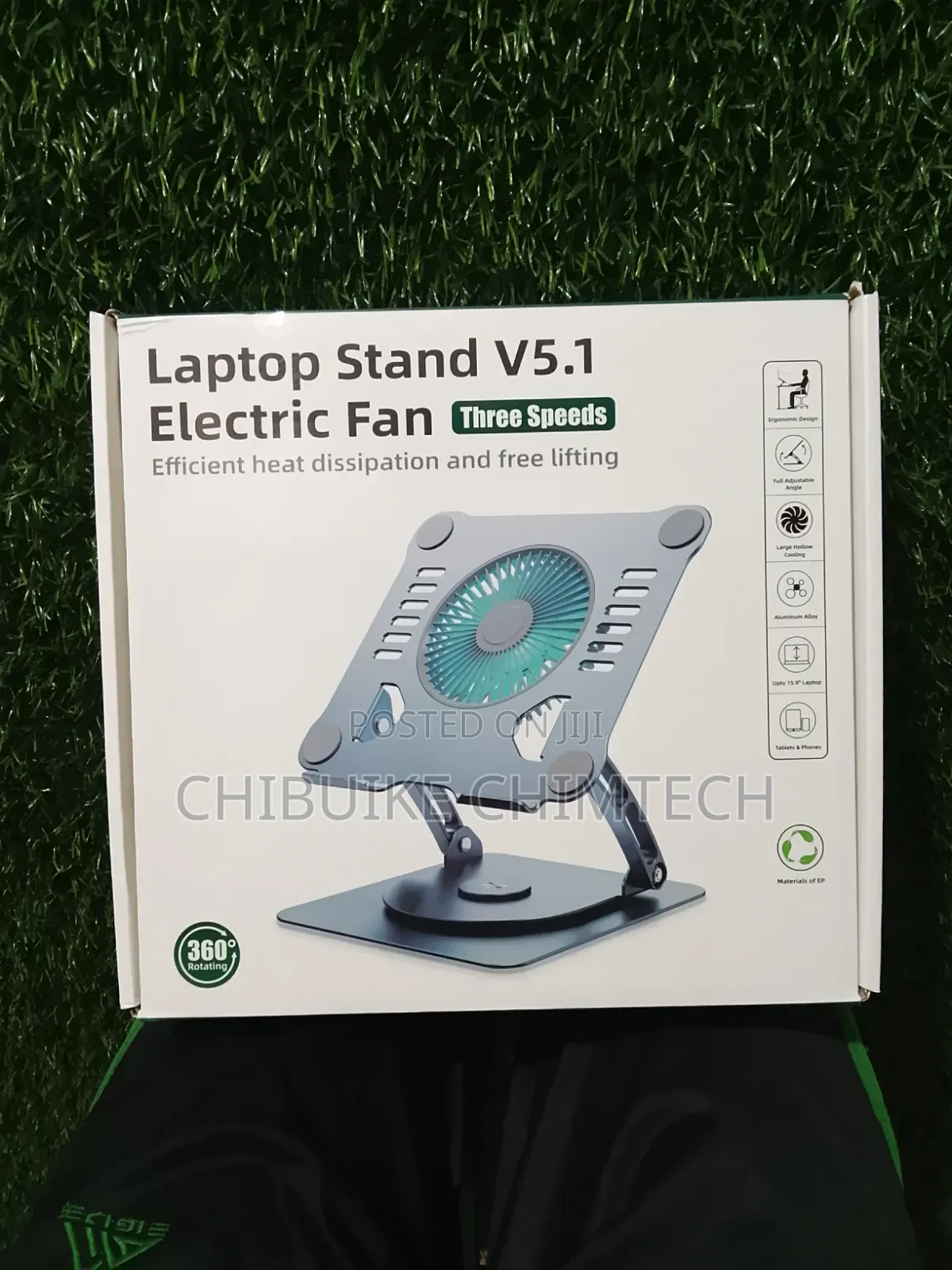Laptop Stand V5•1 Electric Fan