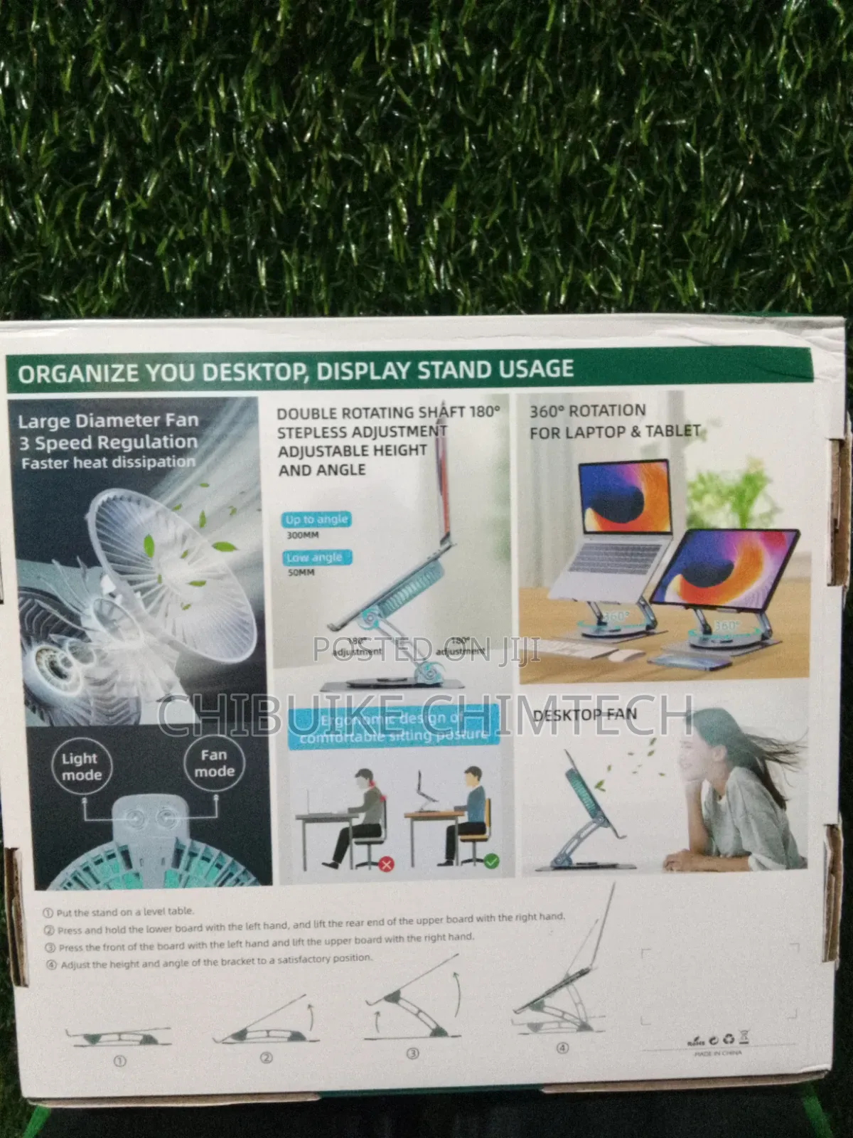 Laptop Stand V5•1 Electric Fan