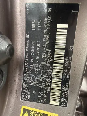 Toyota Highlander XLE 2019 Gray
