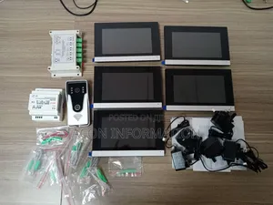 1 Outdoor Unit and 5 Unit Indoor Monitors Video Intercom Doorbell