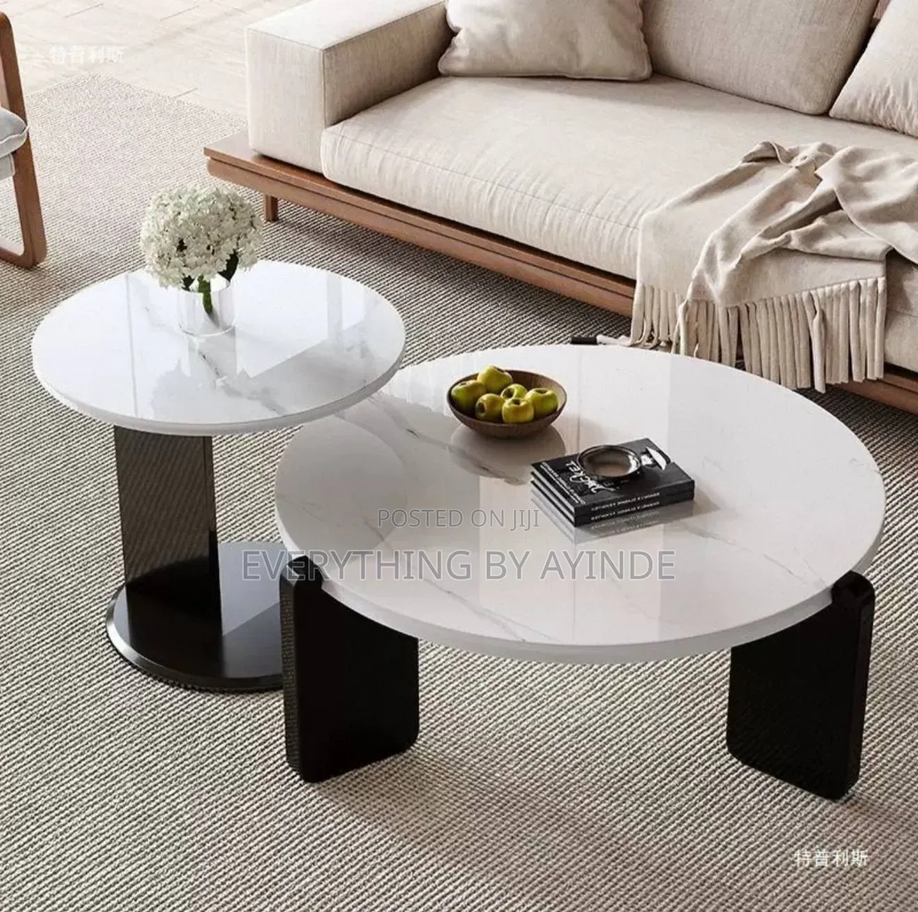 Marble Double Center Table