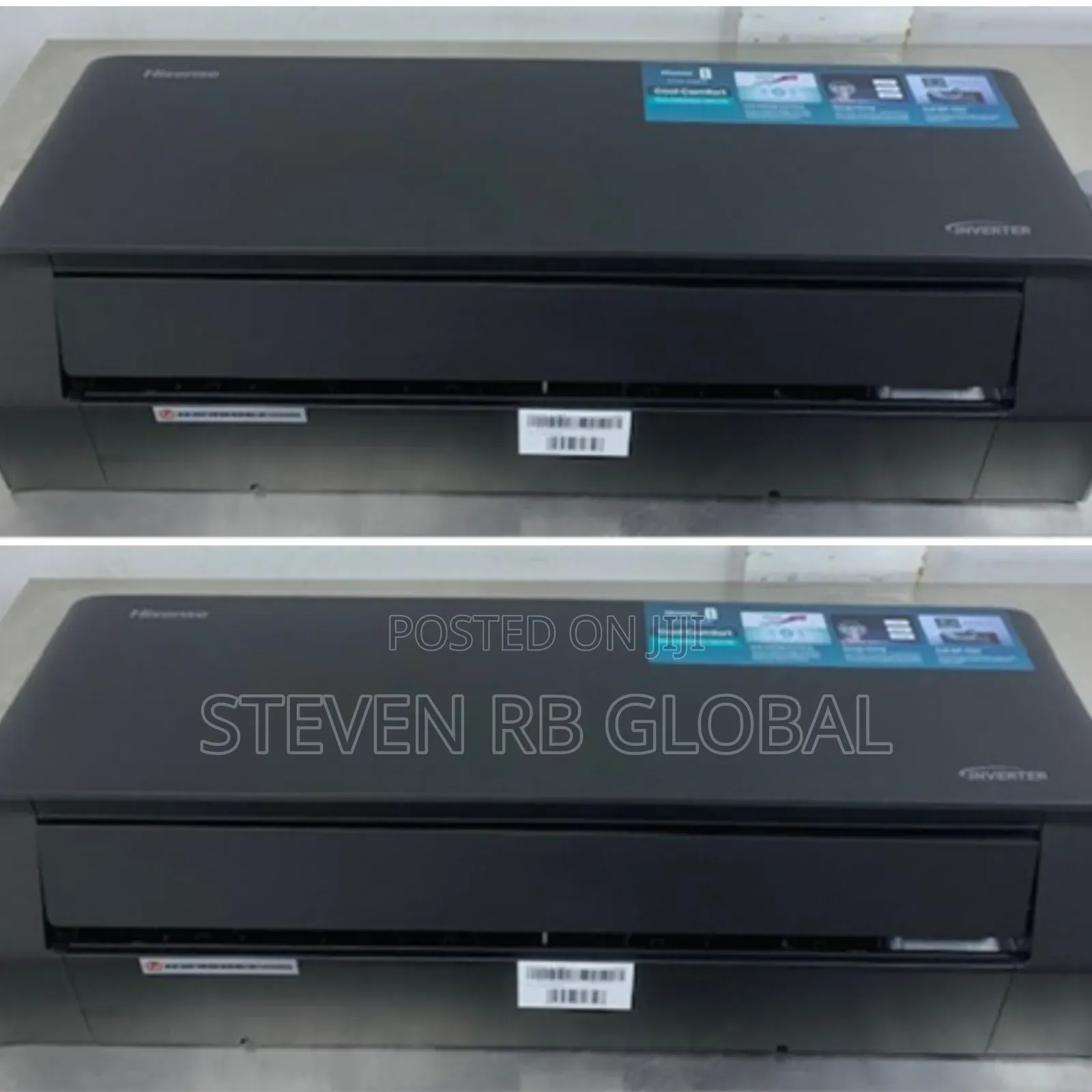 Hisense 1hp Inverter Split Air Conditioner | Black