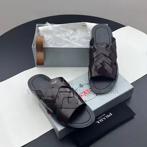 *High Quality Prada Slippers   “Black/Brown