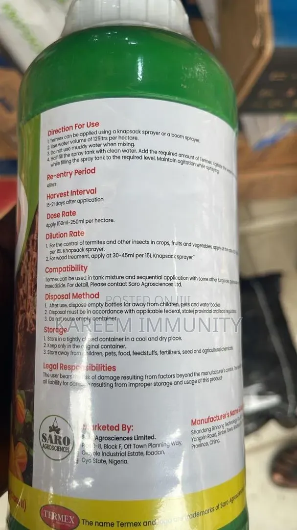 Termex Termite Killer Insecticides