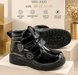 A Multi-Popose Quality Black Shoe for Boys
