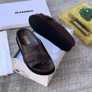 Jil Sander Leather Slippers
