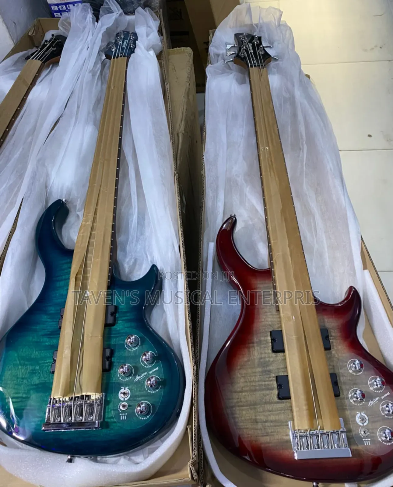 Strinberg Horizon Series Five String Active Bass Guitar.