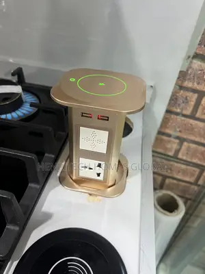High Quality Automatic Pop-Up Wireless Charger With Bluetooth Speaker
