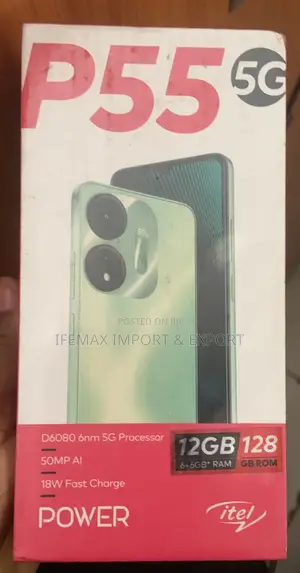 New Itel P55 5G 128 GB Green