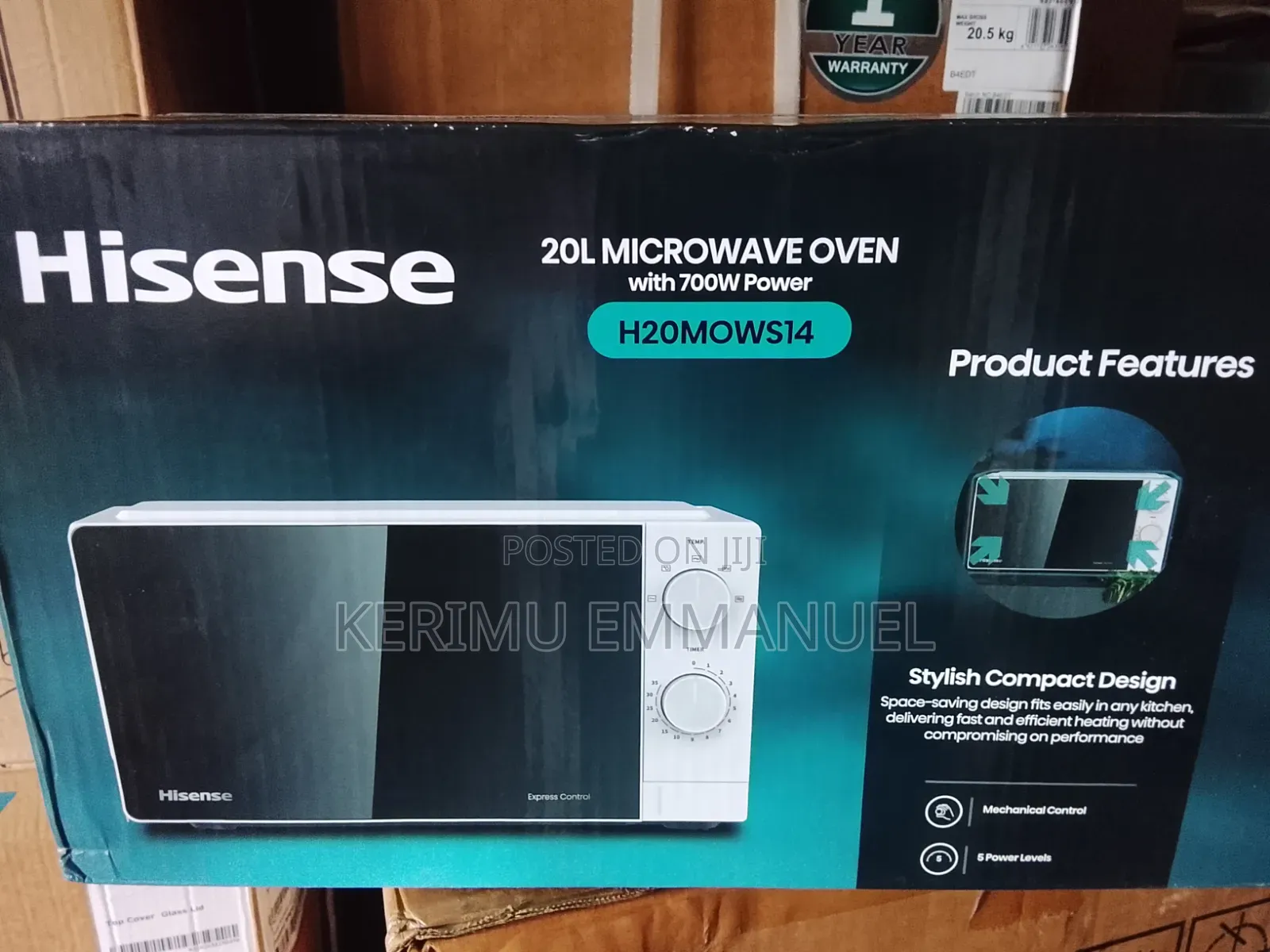 Hisense 20liter Microwave