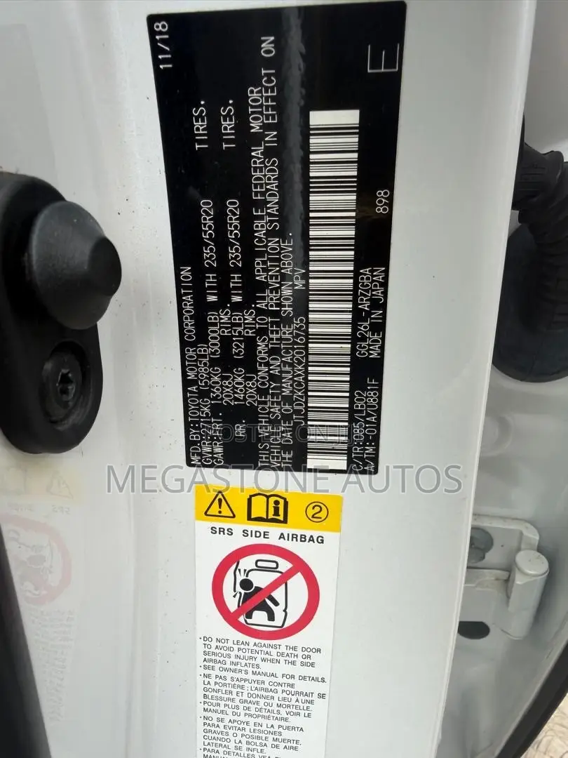 Lexus RX 350 AWD 2019 White