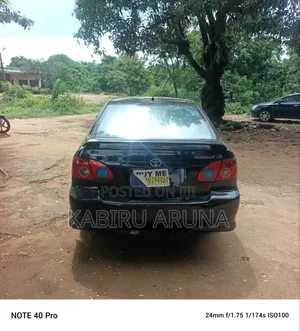 Toyota Corolla 2003 Black