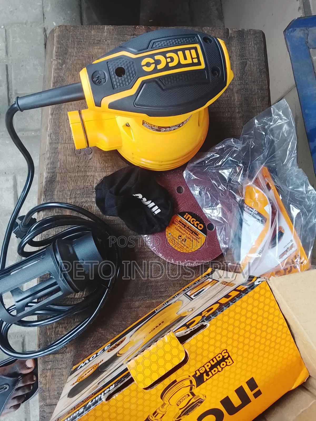 Electric Sandpaper Machine