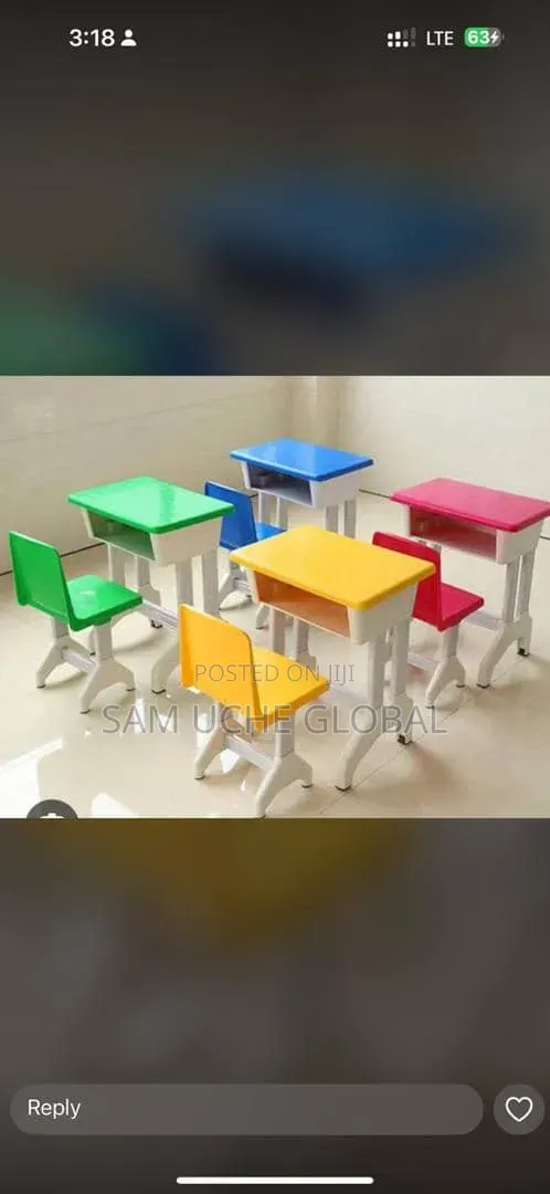 School Desk and Chair