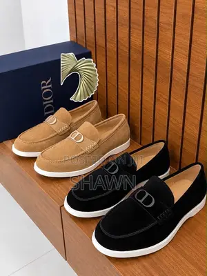Christian Dior Suede Loafers