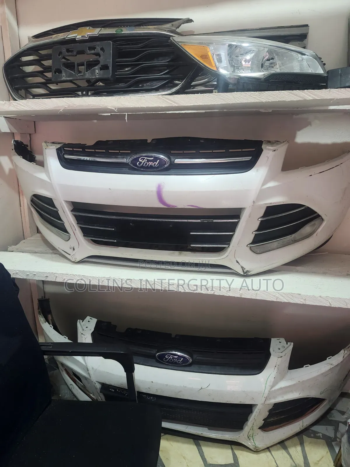 Complete Front Bumper Ford Escape 2012 to 2015