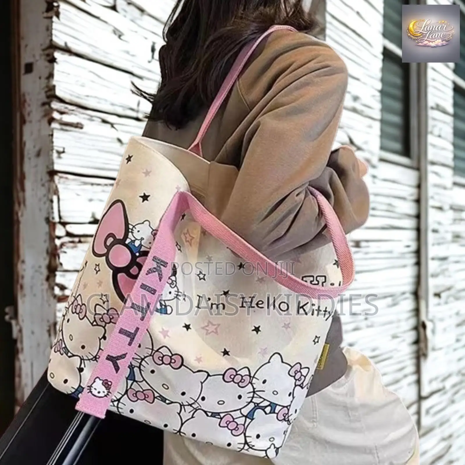 Hello Kitty Print Crossbody Bag