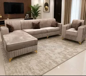 Beautiful Made L Shape and Single Chair