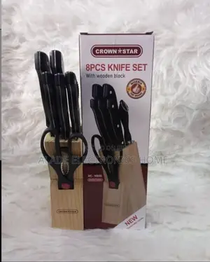High Quality Knife Sets 8pcs” With Wooden Block