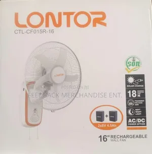 Lontor Rechargeable Wall Fan