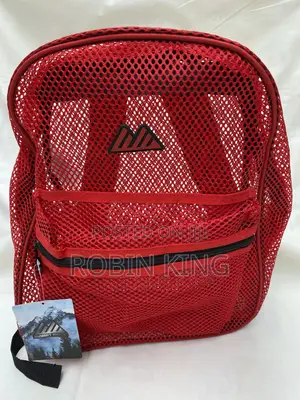 Summit Ridge Red Mesh Backpack Bag Size Medium