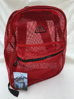 Summit Ridge Red Mesh Backpack Bag Size Medium