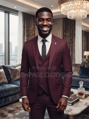 The Burgundy Power Suit That Does Triple Duty