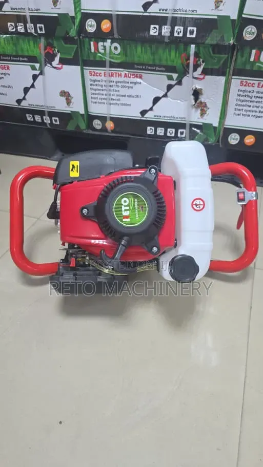 4 Stroke Earth Auger Machine
