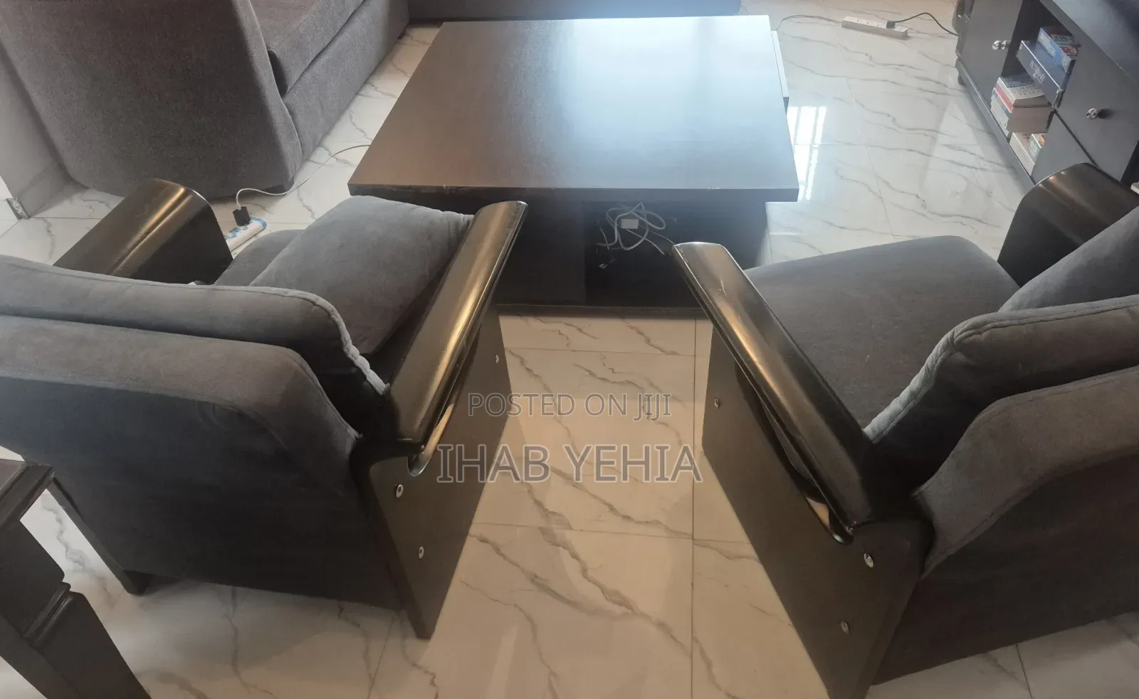 Two Single Sofa Chairs